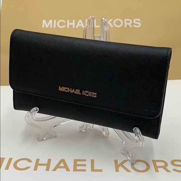 Michael Kors Jet Set Travel Lg Trifold Wallet - Picture 4 of 16